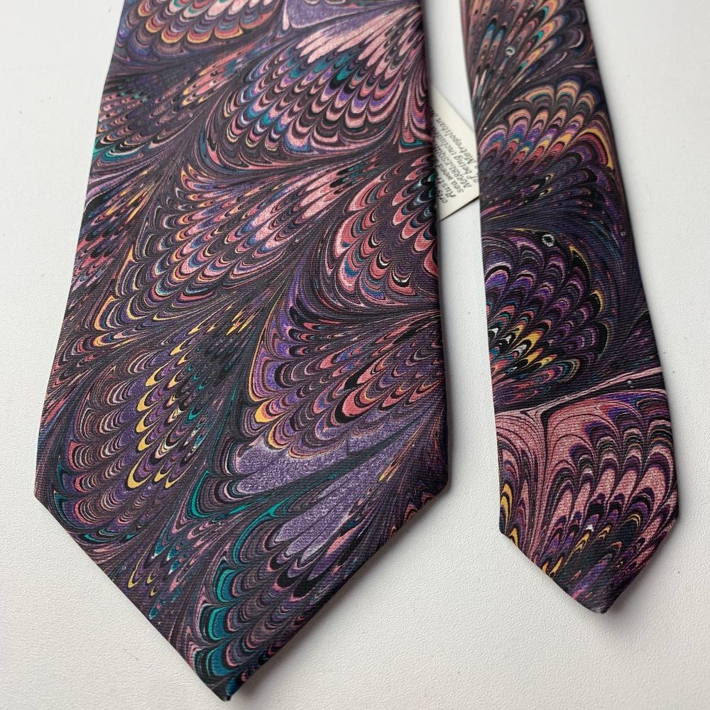 NWT Marblesque Silk Blend Tie